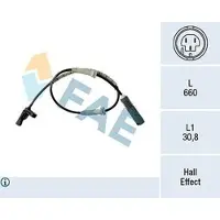 FAE ABS Sensor Raddrehzahl Vorne für BMW 3 Touring (E91) 78183