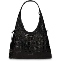 PICARD Leder Schultertasche Key Largo Shopper Black schwarz