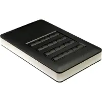 Inter-Tech GD-25LK01, HDD-Gehäuse, 2.5", SATA, Serial ATA II, Serial ATA III, 5 Gbit/s, USB Anschluss, Aluminium, Schwarz
