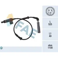 FAE ABS Sensor Raddrehzahl Vorne für BMW 3 Limousine (E46) 78018