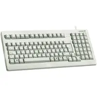 Cherry G80-1800, Volle Größe (100%), Kabelgebunden, PS/2, QWERTY, Grau