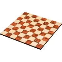 Philos Schachbrett Athene 55 mm Feld klassisches Holzspielzeug
