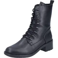 Rieker Damen Stiefelette mit losen Einlagen klassisches einfarbiges Design 75430, Größe:41 EU, Farbe:Schwarz