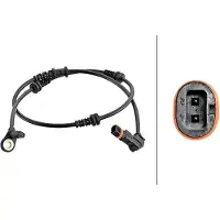 Hella ABS Sensor Raddrehzahl Vorne passend für MERCEDES-BENZ R-Klasse (W251, V251) 6PU 230 048-261