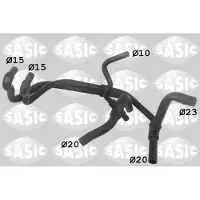 SASIC Kühlerschlauch Wasserschlauch für RENAULT CLIO I (B/C57, 5/357) SWH4190