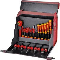 Bernstein VDE Werkzeugkoffer bestückt 35teilig SAFETY 8100 VDE (L x B x H) 440 x 175 x 310