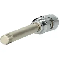 Ks Tools 3/8 Antriebswellen-Bit-Stecknuss mit Gelenk für Vielzahn, M10