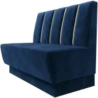GGM Möbel Meyer S | Gastrobank | B:H 160 x 100 cm | Blau | Dubai | Samt