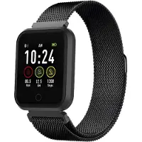 Forever Smartwatch forevigo SW-300 (Schwarz) + Wechselband