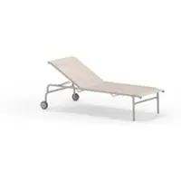 Vermobil Miami stapelbare Sonnenliege Schlamm / Taupe