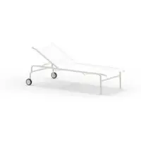 Vermobil Miami stapelbare Sonnenliege Perlweiß / Weiß