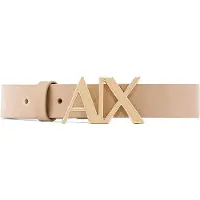 Armani Exchange für Damen. 941125CC719U6223 Beige Modegürtel (80cm), Lässig, Leder