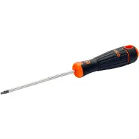 Bahco BahcoFIT TORX - Schraubendreher, manipulationssicher mit Gummigriff, TR15 x 100 mm, Einzelhandelsv