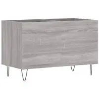vidaXL Plattenschrank Grau Sonoma 74,5x38x48 cm Holzwerkstoff