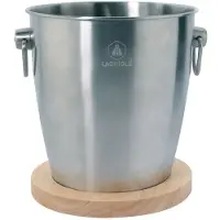 Laguiole Weinkühler Mit Holzunterlage