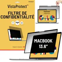 VistaProtect Blickschutzfilter Premium Magnetisch, für 13,6 Zoll Laptops, mit Blaulichtfilter