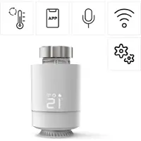 Hama Smartes Heizkörperthermostat (Erweiterung für Heizungssteuerung WLAN, Smart Home Heizungsregler für alle Ventile, programmierbarer Heizungsthermostat, individuell heizen per App, Energie sparen)