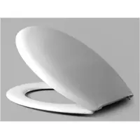 Hamberger Sanitary WC-Sitz Toilettensitz Corsica weiß Bügelscharnier Edelstahl - 522986
