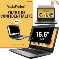 VistaProtect Blickschutzfilter Premium, VISTA156L, für 15,6 Zoll / 16:9 Laptops, mit Blaulichtfilter