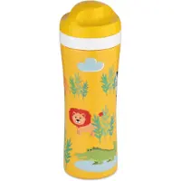 Koziol Trinkflasche Oase Afrika, 425 ml, Gelb