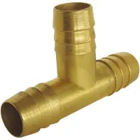 Ayor SOMATHERM FOR YOU – Gleichseitiges T-Stück mit Rippen – Zuverlässig, schnell und einfach anzuschließen – Für Gartenschläuche mit Ø 39 mm – Messing