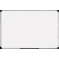BI-Office Trocken abwischbare und magnetische Pinnwand, Professional, 200x100cm, verglast, Aluminium