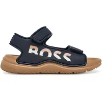 Hugo Boss Jungen Sandalen J52821 - Blauw - Größe 27