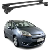 Omtec Dachträger für Citroen C4 Grand Picasso 2006-2013 Gepäckträger Alu Schwarz 2x