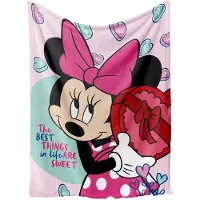 Disney Minnie Süsses Vlies Bettdecke 100x140cm