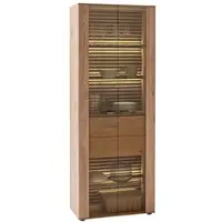 Schöner Wohnen Vitrine YONNA - B/H/T ca. 77,00x205,00x39,00