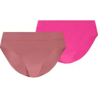 Puma Slip "WOMEN 3D KNIT SPORT BRIEFS" 2er Pack, nahtlose Ränder für eine unsichtbare Passform