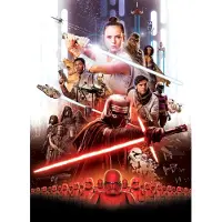 Komar Fototapete "STAR WARS EP9 Movie Poster Rey - Größe 184 x 254 cm" bedruckt glatt Kinderzimmer