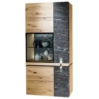 Voglauer Vitrine V-ROCK - B/H/T ca. 96,20x201,60x43,20