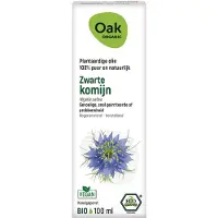 Oak Organic Plantaardige Olie Zwarte komijn 100 ml EG Massageöl