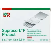 Lohmann & Rauscher Suprasorb F Protect Folien-wundverb.5x7 Cm Ste. 10 St