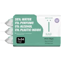 Naif Baby & Kids Plastic Free Wipes 3x54 St Tücher