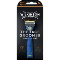 Wilkinson Sword Hydro5 The Face Groomer Körperhaartrimmer und Rasierer für die Nassrasur