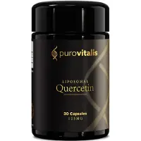 Purovitalis Liposomales Quercetin mit Vitamin C, Zink & Bromelain – 150 mg pro Kapsel 30 Pc Kapseln