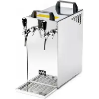 Ich-zapfe Zapfanlage für Bier – Modell 40/K, Bieranlage, Zapfsäule für 2 Hähne, 50 Liter/Stunde, Green Line
