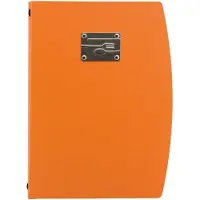 Security Plus A4 RIO menuomslag i orange