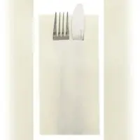 Sovie HORECA Besteckserviette Champagner aus Linclass Airlaid 40 x 40 cm, 75 Stück