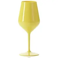 Monouso - Weingläser Wiederverwendbar Durable Tritan Gelb 470ml (1 Stück)