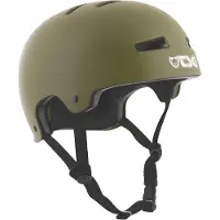 TSG Evolution Solid Satin Olive Helm L/XL