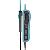 Emos Spannungsprüfer und Phasentester CAT III 690 V, AC, DC Volttester, 12V - 690V, Polaritätsanzeige, Kontinuität, IP54, M0012A