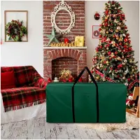 Markenlos Weihnachtsbaum Aufbewahrungstasche, 19 cm, Verstärkte Griffe, Trageorganizer für Künstlichen Weihnachtsbaum - Für Umzug, Camping, Reisen, Studentenwohnheim, Feiertage, Halloween, Badezimmer