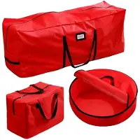 Markenlos Aufbewahrungstasche für Weihnachtsbaum und Dekoration, Staubschutztasche mit Reißverschluss für künstliche Bäume, geeignet für Haus und Büro