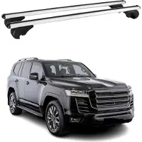 Omac Dachträger Grundtäger für Toyota Land Cruiser 2020-2025 75kg Alu Silber 2 tlg