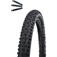 Bike-parts 1 x Schwalbe Tough Tom Drahtreifen Active Line K-Guard 29 x 2,35 (60-622) Schwarz inkl. Reifenheber