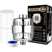 OEM Duschfilter mit 34 Stufen für hartes Wasser und Kalkfilter, entfernt Chlor und Schwermetalle