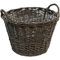 Siena Home Weidenkorb aus Weide in braun, Ø 40 x 27cm